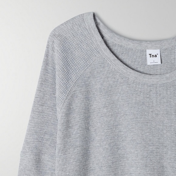 TNA alder thermal grey sweater - Picture 2 of 5